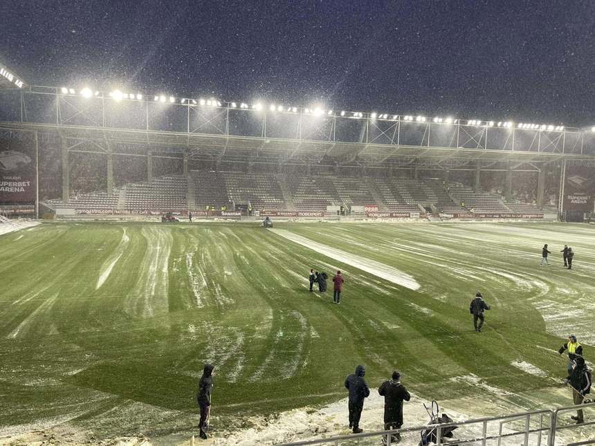 CS Rapid anunţă că stadionul SuperBet Arena Giuleşti este pregătit pentru meciul Rapid - FC Botoşani, din Superliga