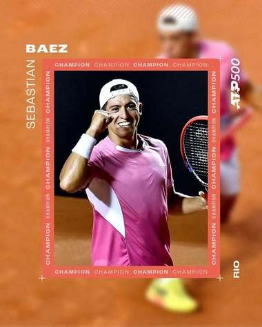 Argentinianul Sebastian Baez a câştigat turneul ATP 500 de la Rio de Janeiro, al şaptelea titlu al carierei 