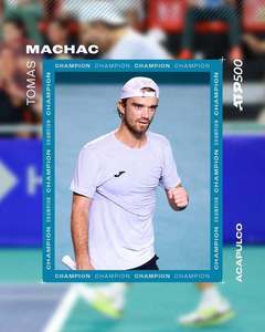 Tomas Machac a câştigat turneul de la Acapulco, primul titlu ATP al carierei