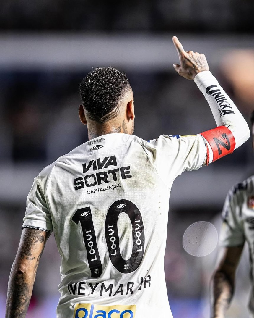 Neymar a marcat din lovitură liberă pentru Santos - VIDEO