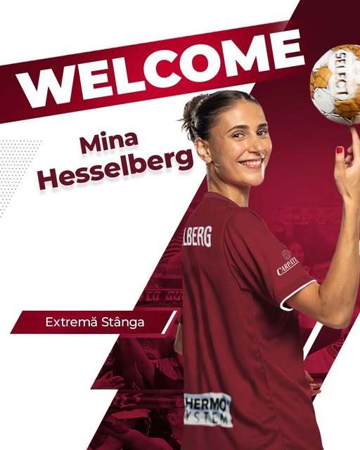 Handbal feminin: Extrema Mina Hesselberg, de la Vipers la Rapid Bucureşti