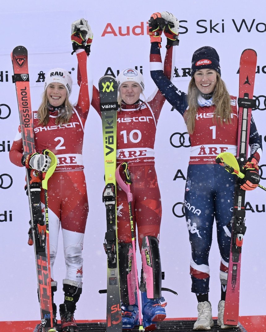 Schi alpin: Katharina Truppe s-a impus la slalomul de la Are. Nou record pentru Mikaela Shiffrin