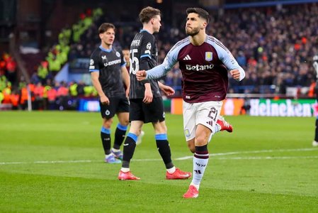 Liga Campionilor: Aston Villa s-a calificat „en fanfare” în sferturi, 3-0 cu Club Bruges