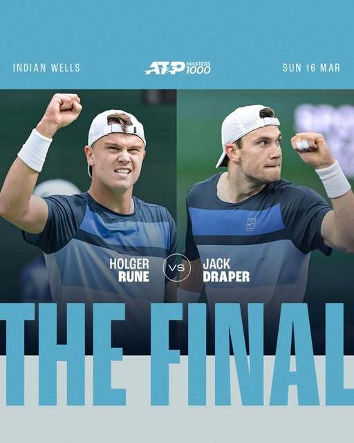 Finală neaşteptată la Indian Wells. Jack Draper şi Holger Rune luptă pentru trofeu după ce i-au eliminat pe Carlos Alcaraz, respectiv Daniil Medvedev