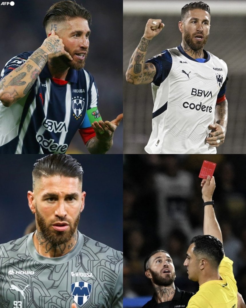 Sergio Ramos, eliminat la al patrulea meci jucat pentru Monterrey, în campionatul Mexicului - VIDEO