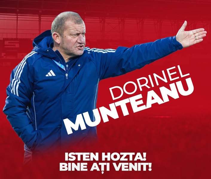 Superliga: Dorinel Munteanu a fost numit antrenor al echipei Sepsi OSK