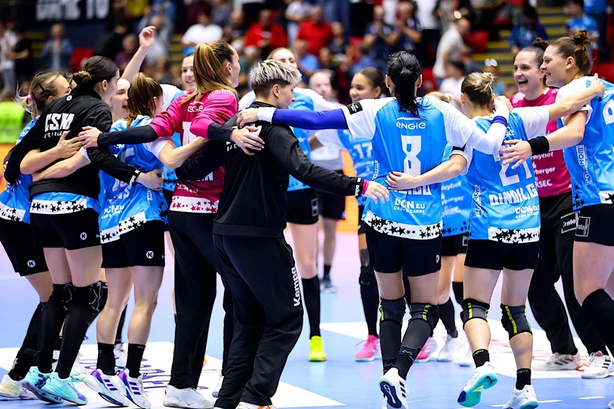 Handbal feminin: CSM Bucureşti, victorie la scor cu Rapid Bucureşti, în turul optimilor Ligii Campionilor