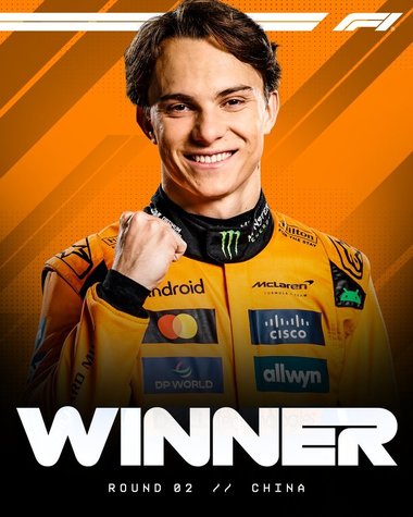 Oscar Piastri a câştigat Marele Premiu al Chinei la Formula 1. Max Verstappen a fost pe 4, Lewis Hamilton a ocupat locul 6