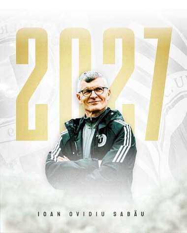 Superliga: Antrenorul Ioan Ovidiu Sabău şi-a prelungit contractul cu Universitatea Cluj