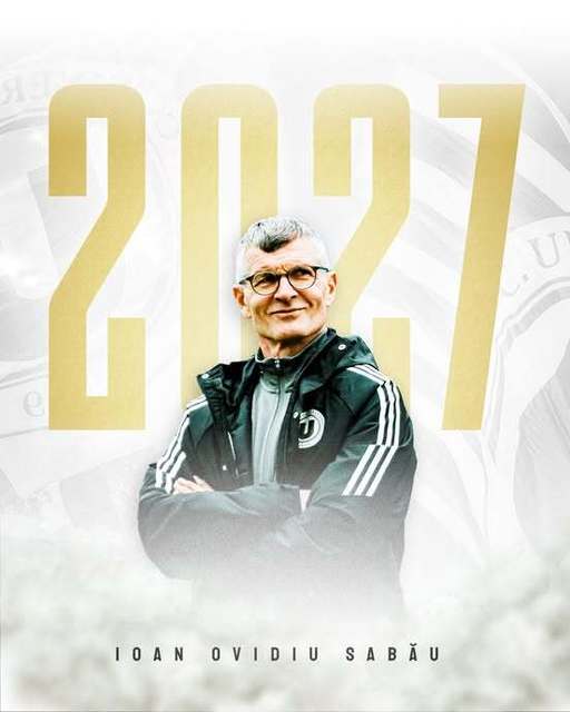 Superliga: Antrenorul Ioan Ovidiu Sabău şi-a prelungit contractul cu Universitatea Cluj