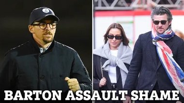 Fotbal: Joey Barton a fost condamnat la 12 săptămâni de închisoare cu suspendare pentru violenţă împotriva partenerei sale