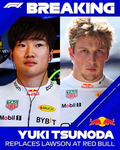 Formula 1: Red Bull a oficializat sosirea lui Yuki Tsunoda pentru a-l înlocui pe Liam Lawson începând cu Marele Premiu al Japoniei