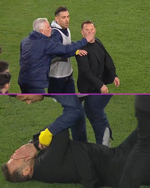 Mourinho nu ştie să piardă. Gest controversat la adresa antrenorului advers, după ce Fenerbahce a fost eliminată de Galatasaray în Cupa Turciei - VIDEO