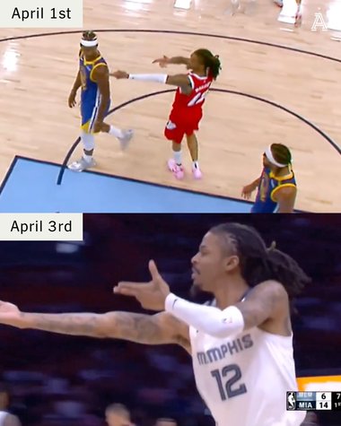 NBA: Ja Morant a fost amendat cu 75.000 de dolari pentru că a făcut cu mâna gestul care imita un pistol