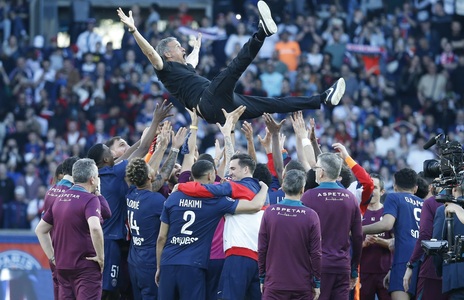 UPDATE - PSG, campioana Franţei pentru a 13-a oară. Mai sunt şase etape până la finalul sezonului / Luis Enrique: E o mare onoare faptul că altor suporteri, care nu sunt fani PSG, le place stilul nostru de joc