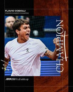 Italianl Flavio Cobolli a câştigat turneul Ţiriac Open. Este primul său trofeu în circuitul ATP