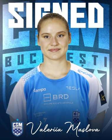Handbal feminin: Rusoaica Valeriia Maslova va evolua la CSM Bucureşti