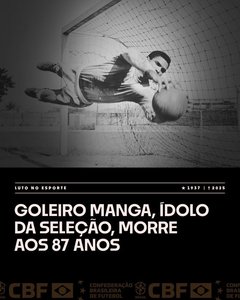 Fostul portar brazilian Manga, care apăra fără mănuşi, a murit la 87 de ani