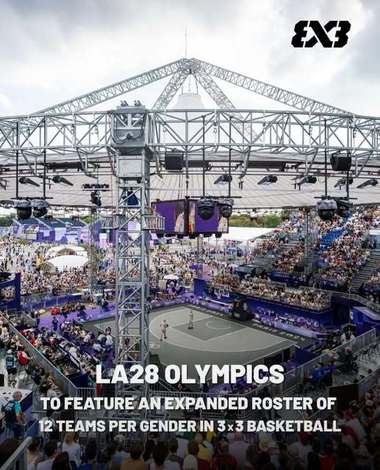 Baschet: CIO anunţă mărirea numărului de echipe 3x3, de la 8 la 12, pentru JO de la Los Angeles, din 2028