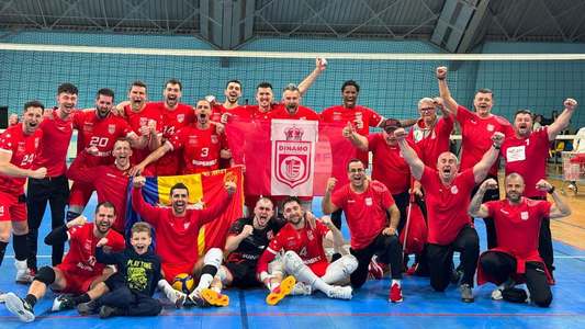 Volei masculin: Dinamo câştigă al 19-lea titlu naţional, la 30 de ani distanţă de la ultima medalie de aur