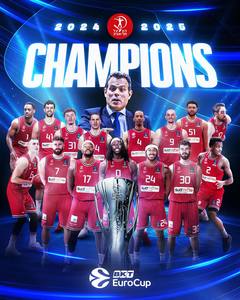Baschet masculin: Hapoel Tel Aviv a câştigat BKT EuroCup, competiţie în care U BT Cluj a ajuns până în sferturi