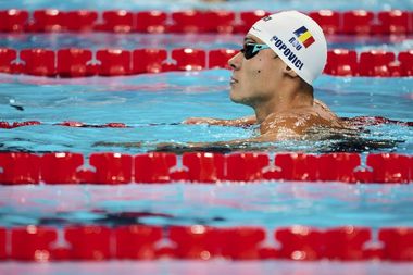 Înot: David Popovici nu a concurat în finala la 100 m liber, la Campionatul Naţional. Staful multiplului campion a decis ca el să fie menajat