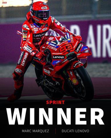 MotoGP: Marc Marquez l-a devansat din nou pe fratele său Alex şi a câştigat sprintul de la GP-ul Qatarului