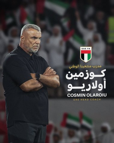 Cosmin Olăroiu este noul selecţioner al naţionalei Emiratelor Arabe Unite