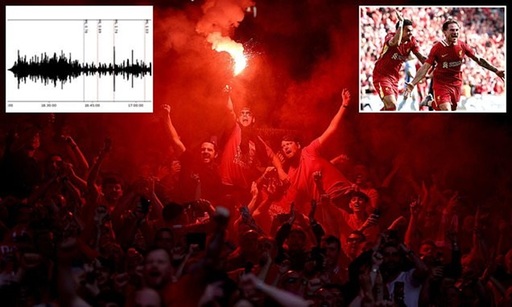 Premier League: când bucuria fanilor echipei Liverpool provoacă cutremure