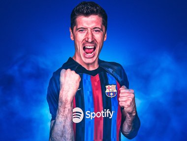 Robert Lewandowski a revenit la antrenamentele Barcelonei