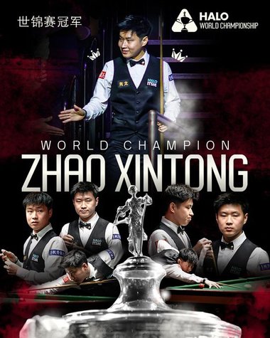 Zhao Xintong a devenit primul asiatic care câştigă Campionatul Mondial de Snooker. El l-a învins pe Mark Williams în finala de la Crucible Theatre din Sheffield