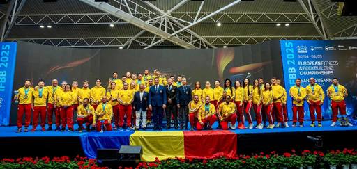 Culturism şi Fitness: 25 de medalii de aur pentru România la Campionatul European