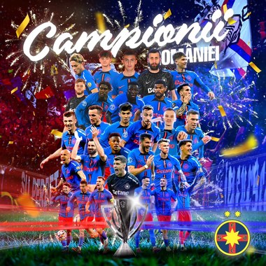FCSB a câştigat din nou titlul: Bucuria campionilor aflaţi la Cluj - VIDEO