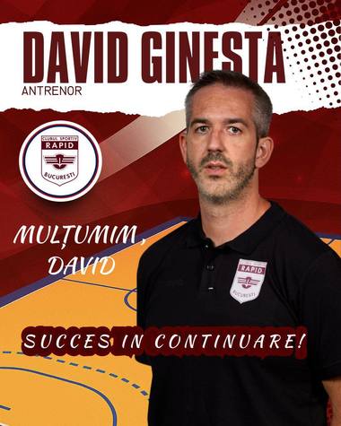 Handbal feminin: David Ginesta nu mai este antrenorul vicecampioanei Rapid Bucureşti