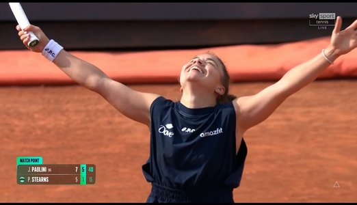 Tenis: Paolini a devenit prima italiancă în mai bine de un deceniu care ajunge în finala de la Roma