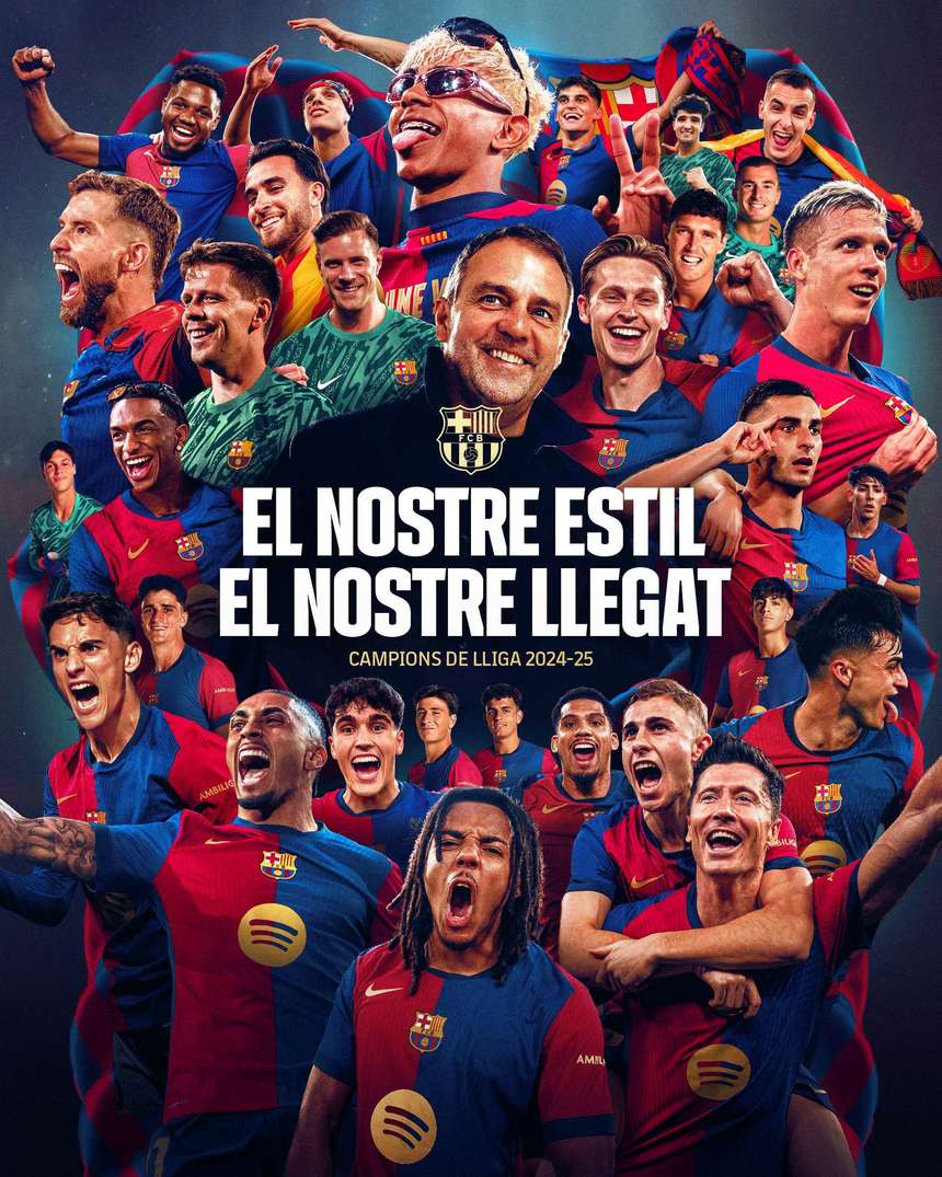 FC Barcelona este campioana Spaniei pentru a 28-a oară. Catalanii, care au reuşit eventul în acest sezon, au câştigat cu 2-0 derbiul cu Espanol