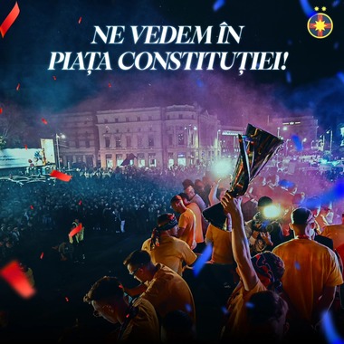 Superliga: Campioana FCSB a câştigat ultimul meci de acasă din acest sezon. Urmează decernarea trofeului şi sărbătoarea alături de suporteri