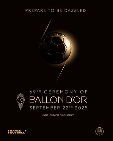Balonul de Aur 2025 va fi decernat pe 22 septembrie