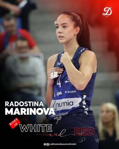Volei feminin: Jucătoarea bulgară Radostina Marinova este noua jucătoare a echipei Dinamo