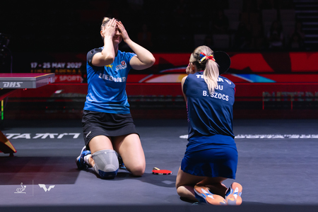 Tenis de masă: Bernadette Szocs, la un pas de aurul mondial la Doha, la dublu