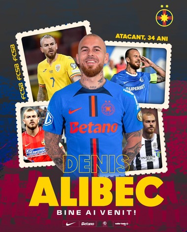 FCSB anunţă revenirea lui Denis Alibec