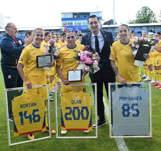 Fotbal feminin: România a învins Bosnia-Herţegovina în ultimul meci pe teren propriu din Liga Naţiunilor. Olar, Bortan şi Ganea şi-au luat la revedere de la suporterii tricolori
