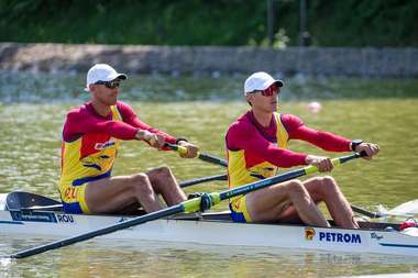 Canotaj: Încă o medalie de aur pentru România la CE de la Plovdiv - Florin Arteni şi Florin Lehaci la dublu rame masculin