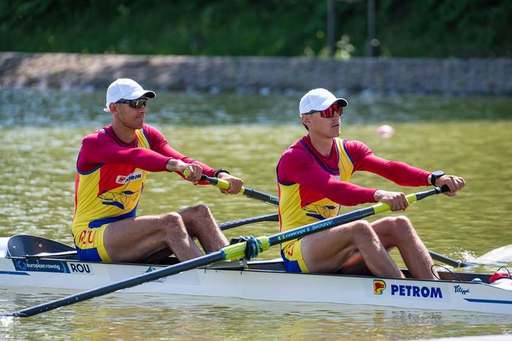 Canotaj: Încă o medalie de aur pentru România la CE de la Plovdiv - Florin Arteni şi Florin Lehaci la dublu rame masculin