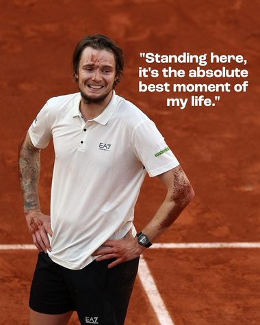 Alexander Bublik s-a calificat în premieră în sferturi la un turneu de grand slam. El l-a învins pe Jack Draper în optimi la Roland Garros