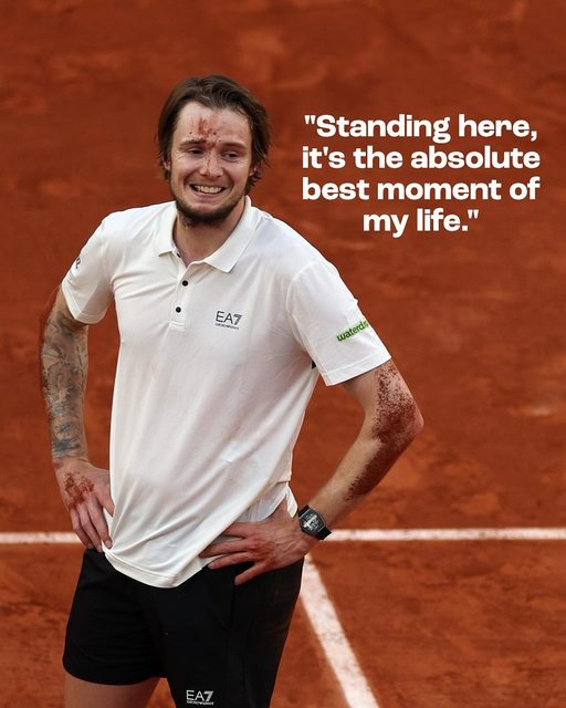 Alexander Bublik s-a calificat în premieră în sferturi la un turneu de grand slam. El l-a învins pe Jack Draper în optimi la Roland Garros