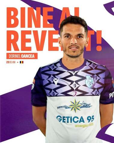 Superliga: Dorinel Oancea revine la FC Argeş după 5 ani