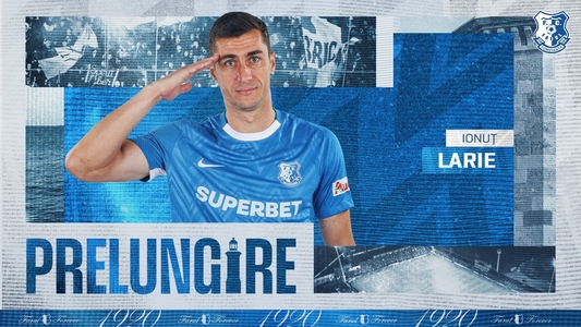 Superliga: Ionuţ Larie şi-a prelungit contractul cu Farul Constanţa