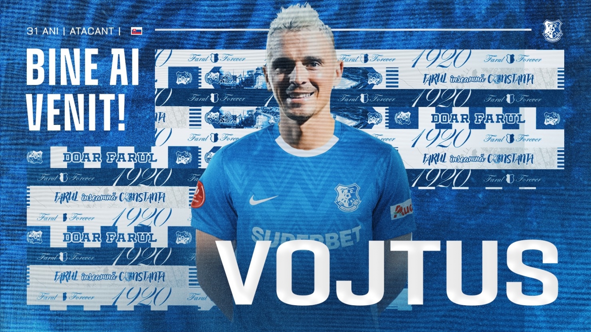 Superliga: Atacantul slovac Jakub Vojtus a semnat cu Farul