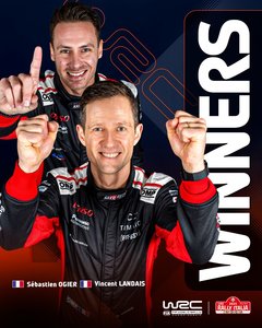 WRC: Francezul Sébastien Ogier a câştigat Raliul Sardiniei